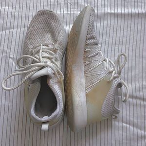 White running shoes. Size 9